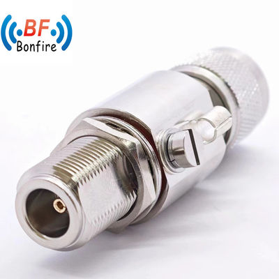 50 ohm Maschio a femmina connettore del cavo coassiale RF Surge Arrester N Jack Maschio a SMA Plug Lightning Protector 3G 6g