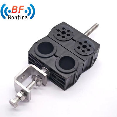 15.00cm * 6.00cm * 1.50cm Clampo del cavo coassiale con alimentatore per perdite per una facile gestione del cavo