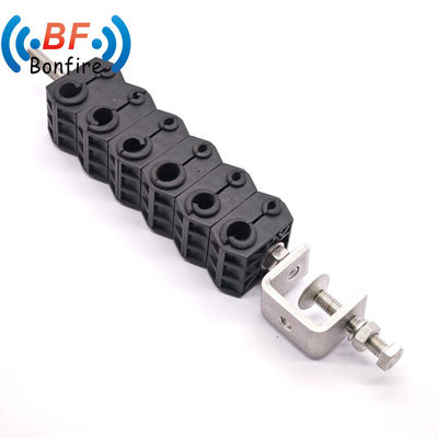 15.00cm * 6.00cm * 1.50cm Clampo del cavo coassiale con alimentatore per perdite per una facile gestione del cavo