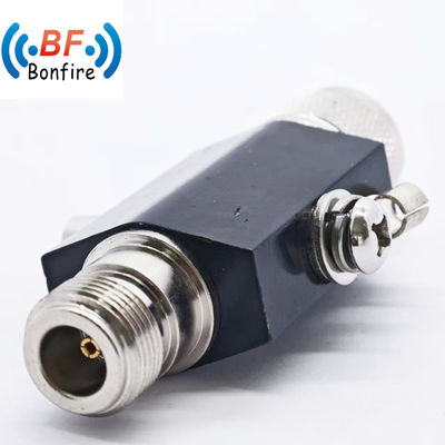 Grey RF Coaxial 3G N Male to RP-SMA Plug Connector N to RP-SMA Cable Lightning Arrester Surge Protector Arrester