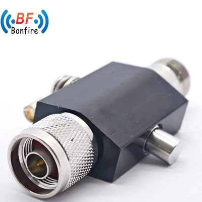 Grey RF Coaxial 3G N Male to RP-SMA Plug Connector N to RP-SMA Cable Lightning Arrester Surge Protector Arrester