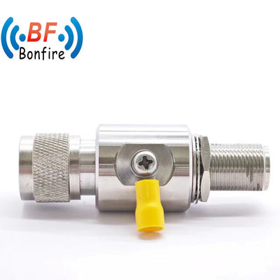 N-F a 4.3-10-F Grigio RF protettore contro le ondate di fulmine N a SMA Rpsma connettore del cavo a doppia spina arrester le ondate 698-3800MHz