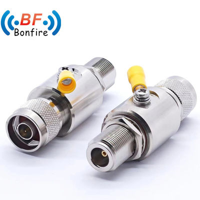 Assurance DC-6000MHz UHF Coaxial Lightning RF Arrestor con interfaccia N-M a N-F