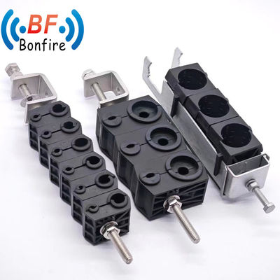 Maxdao Fiber Power Optic Clamp 5-7 mm 19-25 mm 3 Way Cable Feeder Clamp per l'ordine di prova