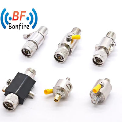 BLQ-XXXXX 50 ohm RF F tipo TV Coaxial Lightning Arrester per interni/esterni IP65