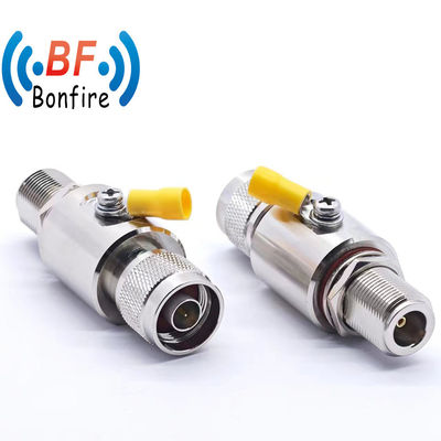 Interno/esterno IP65 698-3800MHz RF Arrester Protettore da fulmini Arrester F Tubo di protezione da sovratensioni