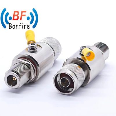 Interno/esterno IP65 698-3800MHz RF Arrester Protettore da fulmini Arrester F Tubo di protezione da sovratensioni
