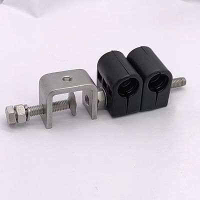 0.410kg Pacchetto Peso lordo 1/2&quot; e 7/8&quot; Single Hole Double Cable Clamps Cable Clips