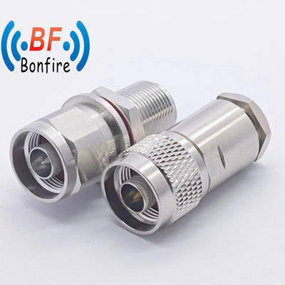 DC-11GHz N Maschio di pinza retta LMR 400 Tipo di connettore RF in cattività Rate impermeabile IP 67