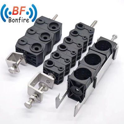 6 corse 2X3 stacks Clampo per cavi ottici e di alimentazione per esigenze personalizzate Peso lordo 0,410 kg