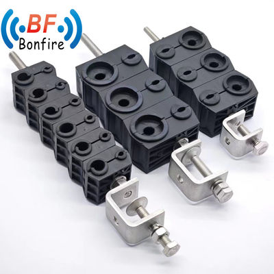 6 corse 2X3 stacks Clampo per cavi ottici e di alimentazione per esigenze personalizzate Peso lordo 0,410 kg