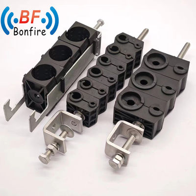6 corse 2X3 stacks Clampo per cavi ottici e di alimentazione per esigenze personalizzate Peso lordo 0,410 kg