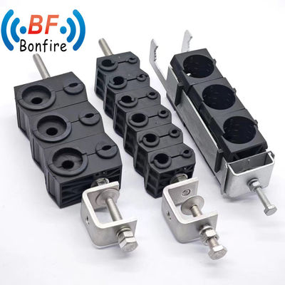 6 corse 2X3 stacks Clampo per cavi ottici e di alimentazione per esigenze personalizzate Peso lordo 0,410 kg
