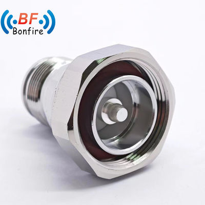 Collegatore RF con 7/16 Dinf a 4310f Tipo diretto -155dbc DC-4GHz Basso Vswr Adapter RF Tasso di impermeabilità IP 67