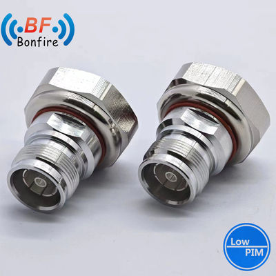 Connettore RF impermeabile DC-4GHz -155dbc N da femmina a 4,3-10 maschi Adaptore RF IP 67