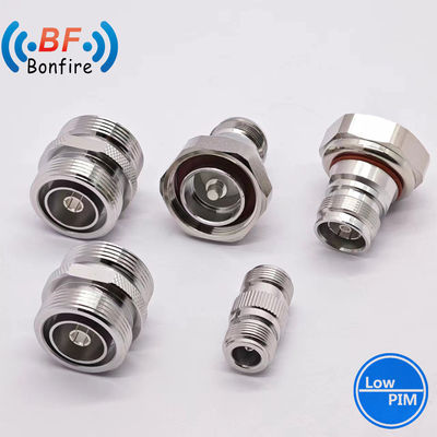 Connettore RF impermeabile DC-4GHz -155dbc N da femmina a 4,3-10 maschi Adaptore RF IP 67