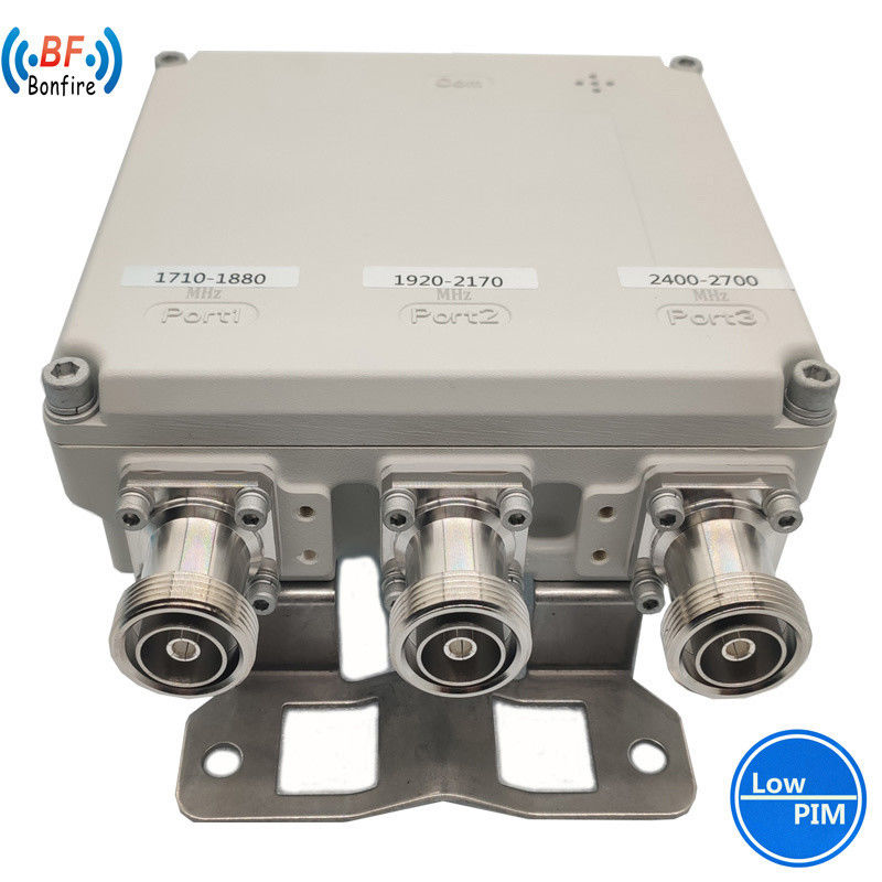1920-2170/2490-2690/3500-3800MHz Triplexer Triple Band Combiner per una facile installazione