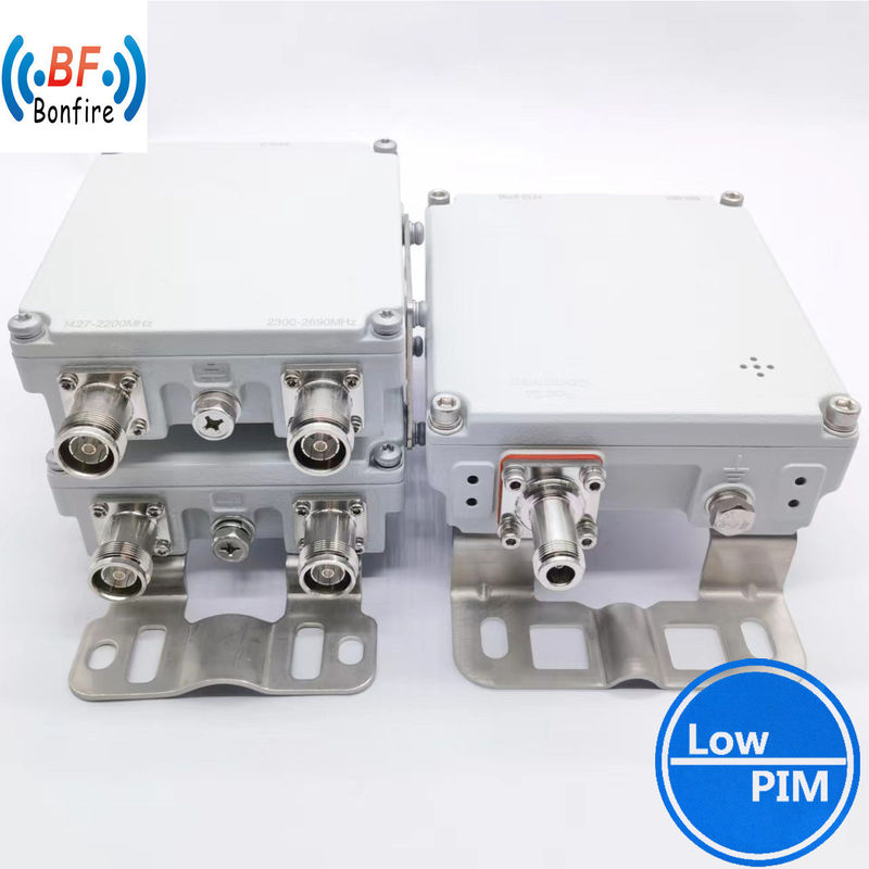 Combinatore RF monounità duplexer grigio 1710-1880/1920-2690MHz 7/16DIN connettore femminile