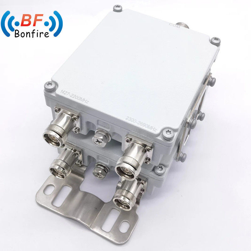 DIN Female Twin-Duplexer a doppia banda 1710-2170MHz 2300-2690MHz per la realizzazione complessiva del progetto