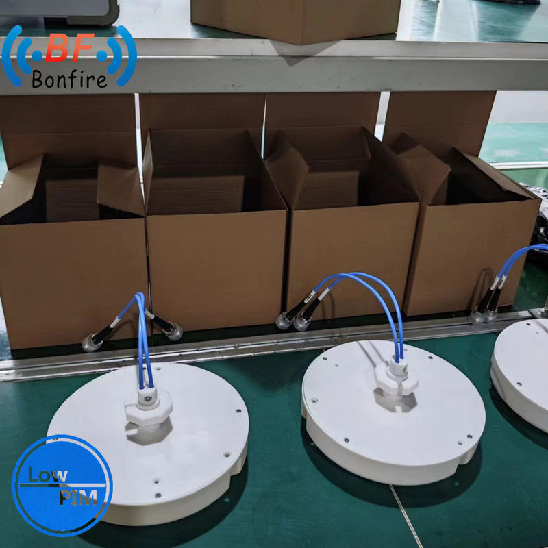 Antenna log-periodica esterna 5G LTE bianca ad alto guadagno 10dBi per applicazioni a microonde