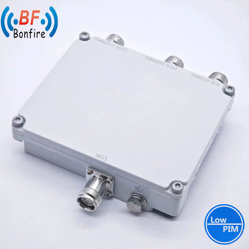 1710-2170MHz 2300-2690MHz Wideband Duplexer RF Low Pim Diplexer Combiner 4,3-10 femmina