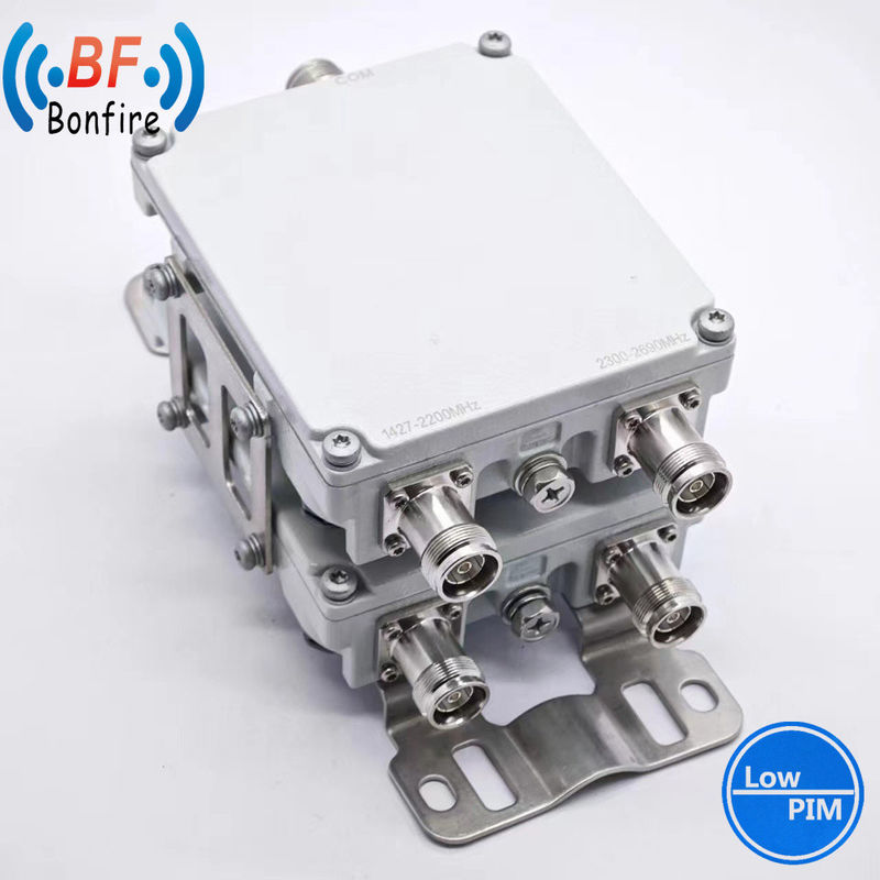 HLQ-XXXXX IP65 Quadplexer Multiplexer interno/esterno per 1710-2170 MHz e 2300-2690 MHz