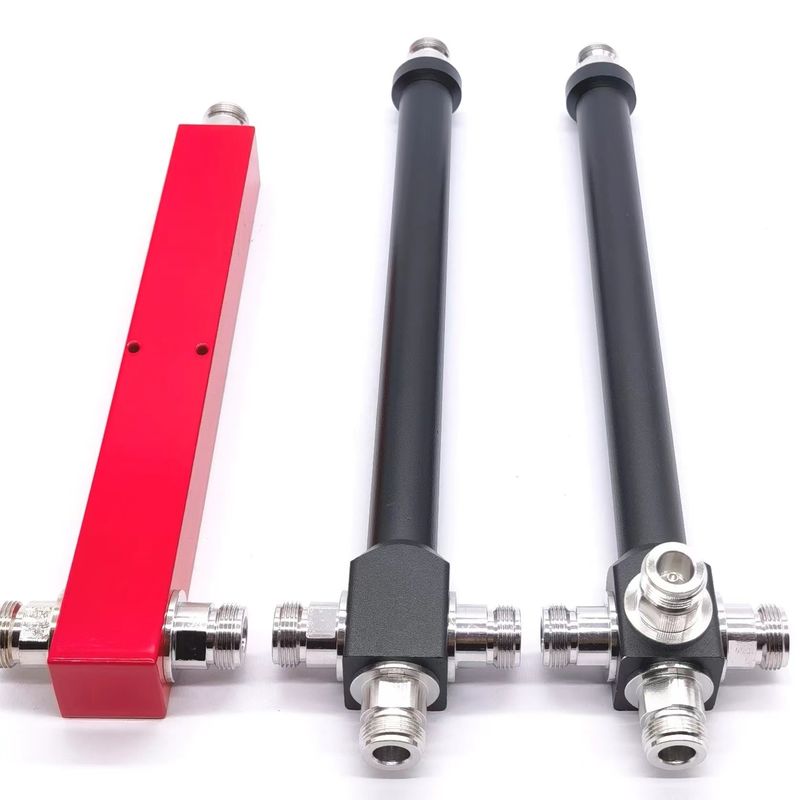 Alta potenza N-F 2/3/4 Way Splitter per la sicurezza pubblica 698-3800MHz/grigio/rosso/nero/personalizzato