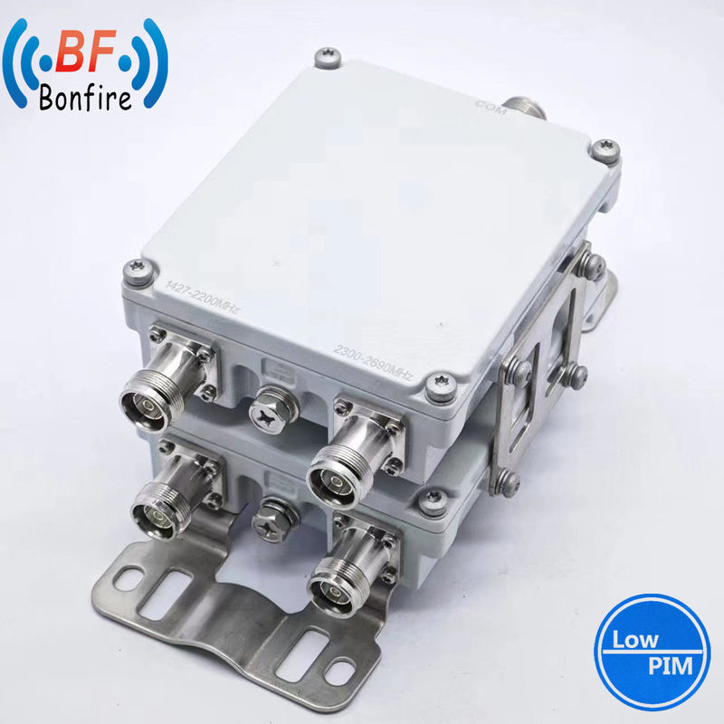 HLQ-XXXXX 1710-2170MHz 2300-2690MHz Combinatore RF a doppia banda N femminile per bi-direzionale