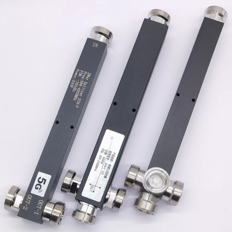 617-4000MHz DIN F 2/3/4 Way Low Pim Reactive High Power Splitter Das per esterni IP65