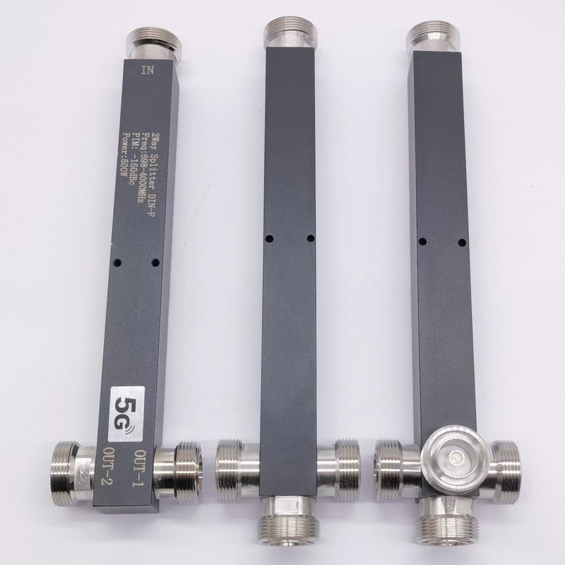 GFQ-0738-X3301 698-3800MHz DIN F 2/3/4 Way Low Pim Reactive Power Splitter per Das