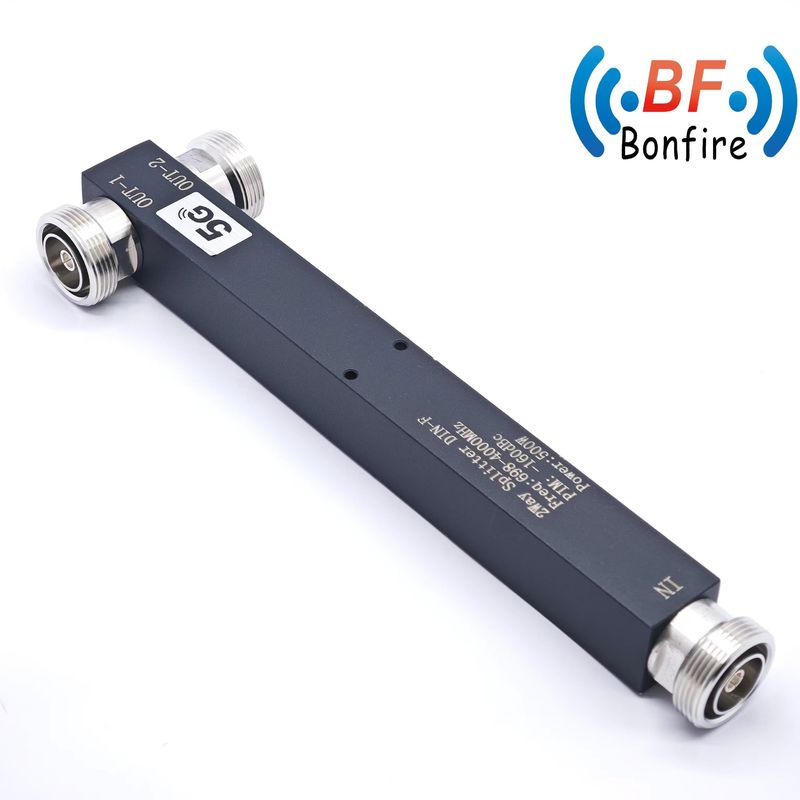 350-3800MHz DIN-F -160dbc IP65 2 Way Reactive Power Splitter con peso lordo di 0,510 kg