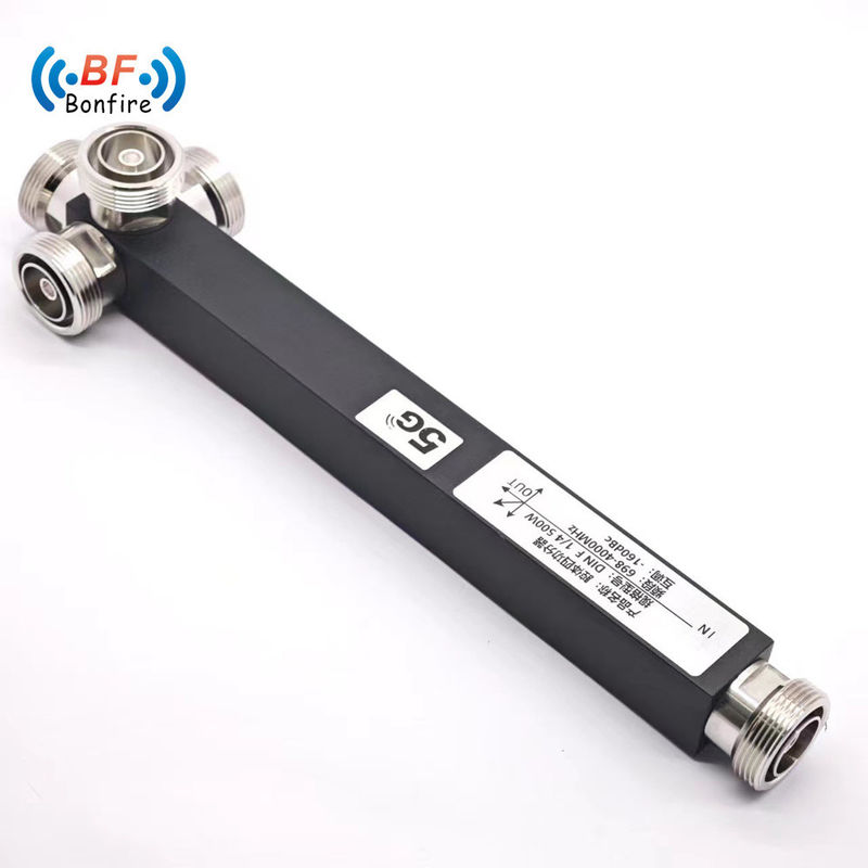 50W 4 Way Power Splitter 5000-6000MHz N femminile IP60 Opzioni personalizzate grigio/rosso/nero