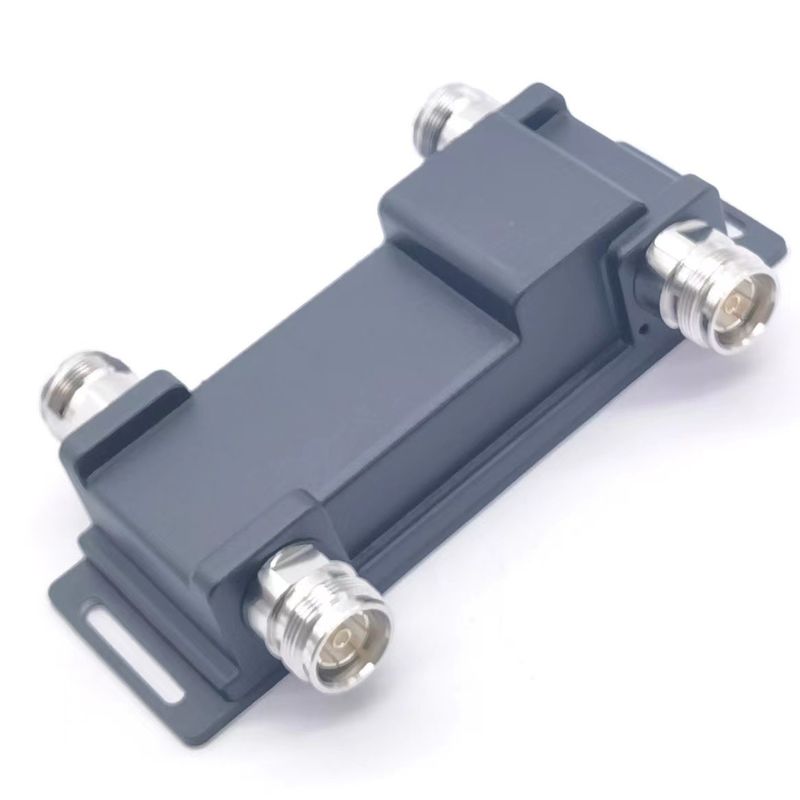Grigio DQ-0740-227701 Combinatore ibrido Accoppiatore ibrido 2 in 2 da 698-4000MHz 4.3-10 F Rosso