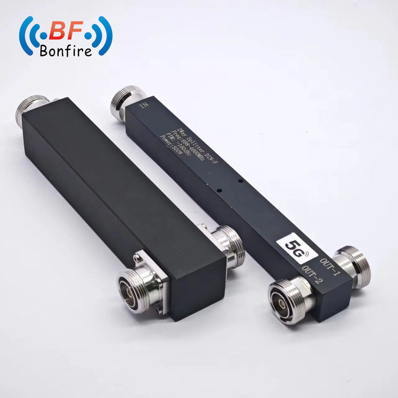 50W 2 Way Power Splitter N femmina per sistema di emergenza UHF 617-4000MHz bassa frequenza
