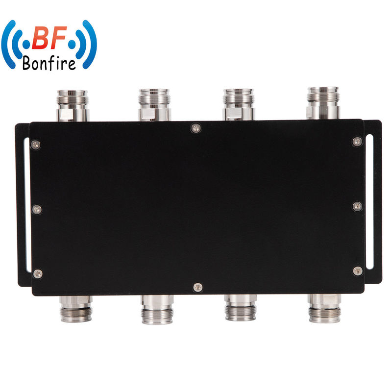 Combinatore ibrido 4 in 4 da 617-3800MHz 4.3-10 F Das Low Pim per interni / esterni IP65