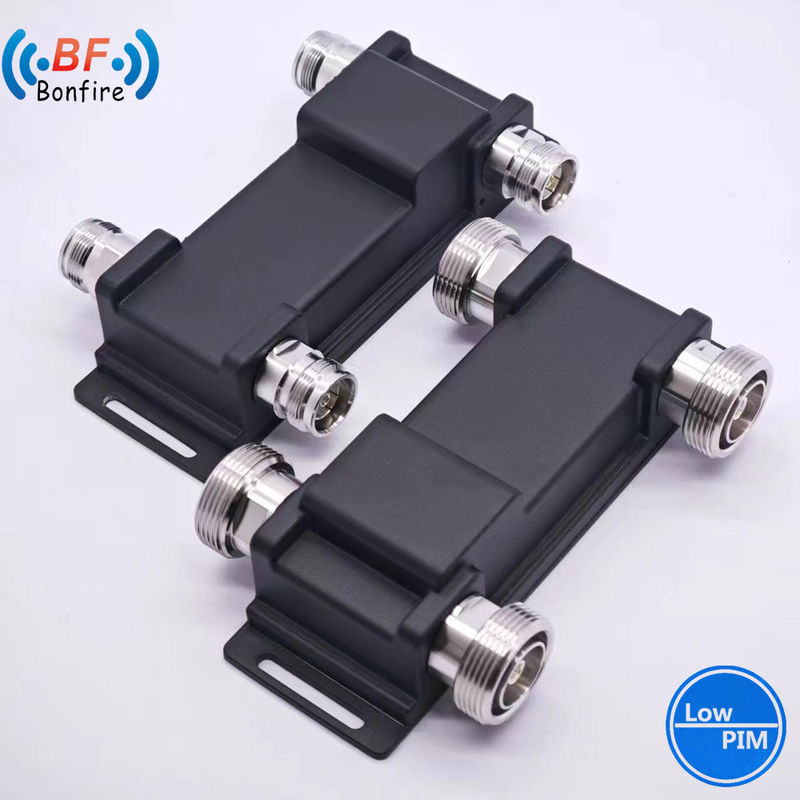 2X1 3dB 698-4000MHz Accoppiatore ibrido Combinatore ibrido DIN Femminile DQ-XXXXXX Grigio/Rosso/Nero
