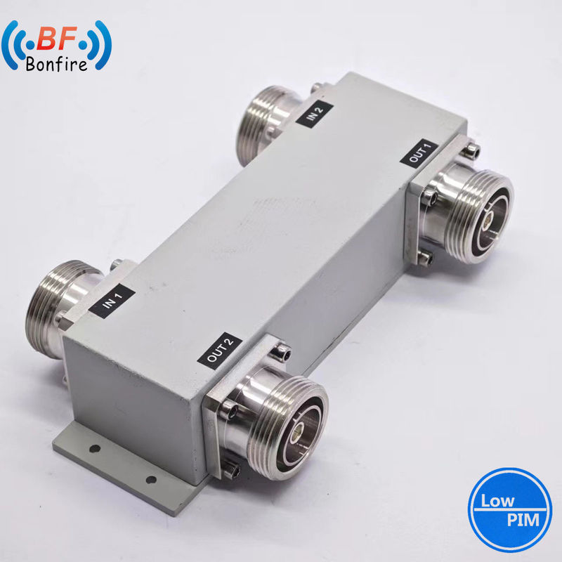 698-4000MHz 3dB 2X2 Hybrid Combiner Hybrid Coupler 7/16DIN Femminile per Ibs Bts Das Easy
