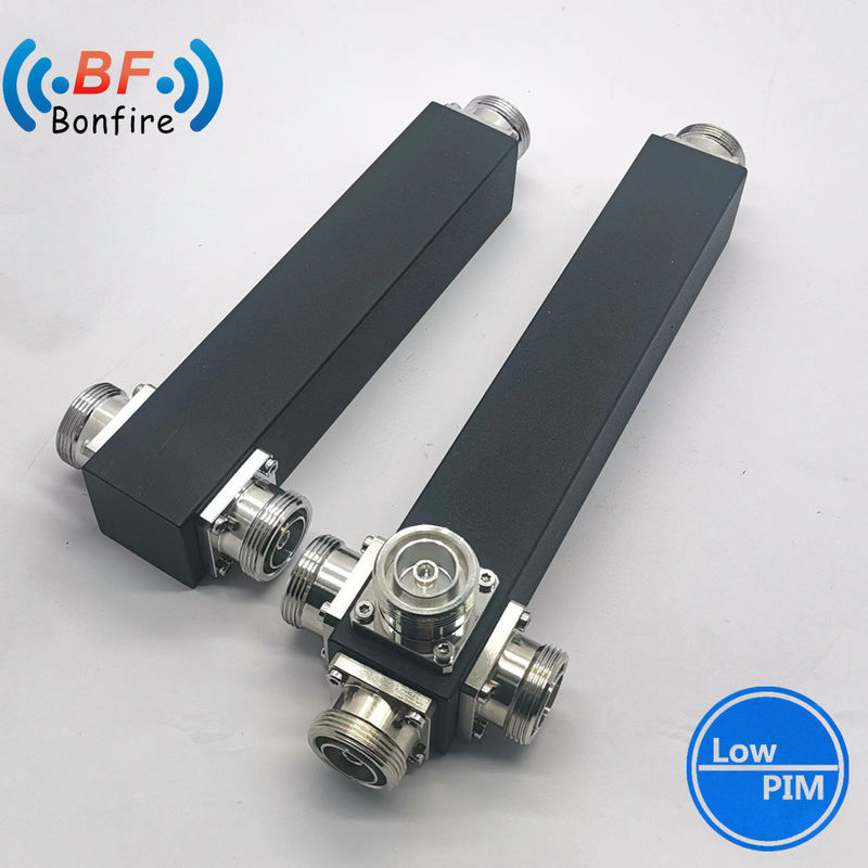 Dividitore di potenza RF reattivo rotondo a due vie/splitter di potenza GFQ-XXXXXX 698-3800MHz Nero