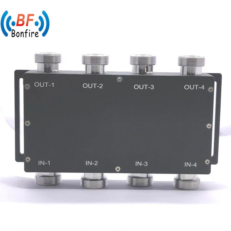 698-4000MHz 4X4 4 in 4 out 300W 155pim RF Hybrid Coupler Hybrid Combiner per Das Ibs