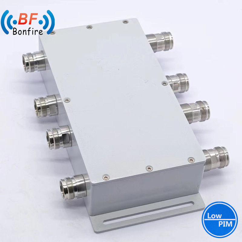 UHF 3dB 2 in 2 out RF Hybrid Combiner Hybrid Coupler 617-3800MHz N Tipo femminile per Ibs Bts