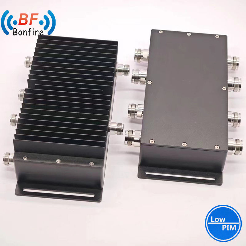 Isolamento elevato 4.3-10 Femminile 4 in 4 fuori Combinatore ibrido RF per Ibs Das 400W 617-3800MHz