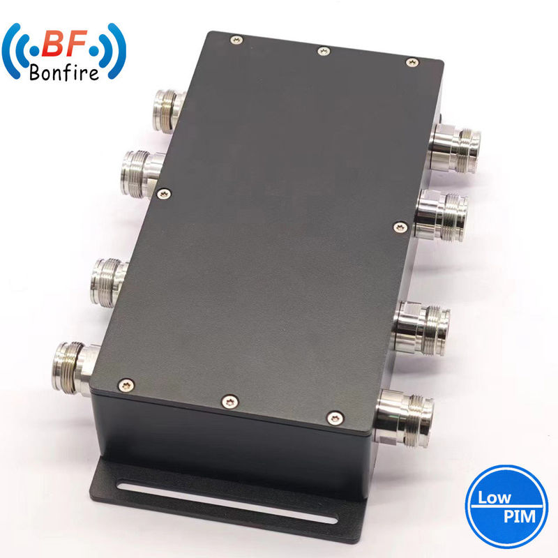 4.3-10-F/DIN-F/N-F Interface VHF RF Hybrid Combiner 698-3800MHz Accoppiatore ibrido a quattro vie