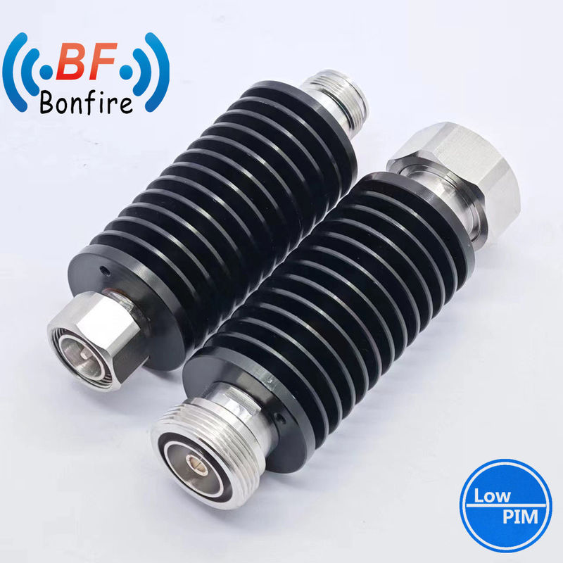 Grigio 100W DC-3800MHz 3/6/10/15dB Attenuatore RF fisso con colore personalizzato di tipo DIN-N/F