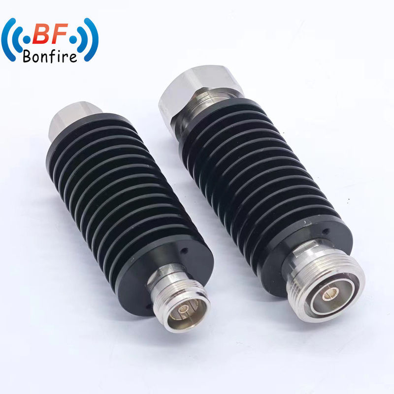 Attenuatore fisso coassiale da 100 W DC-3800MHz tipo N con dissipatore di calore 3/6/10/20/30/40dB