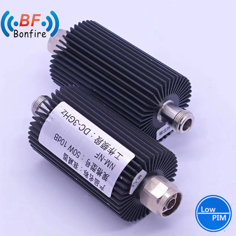 Grigio 100W DC-3800MHz 3-40dB Attenuatore regolabile RF Coaxial Attenuator per sistema di telecomunicazione
