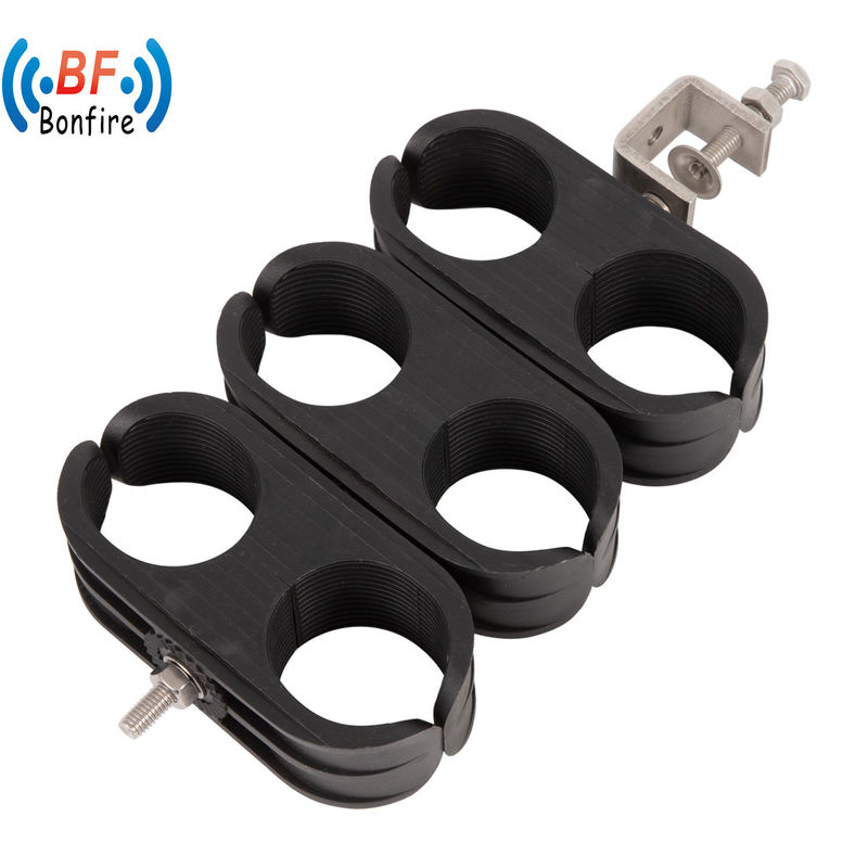 KXK-2201- Double Hole Double Cable Clamp per il cavo di alimentazione in acciaio inossidabile alla torre cellulare