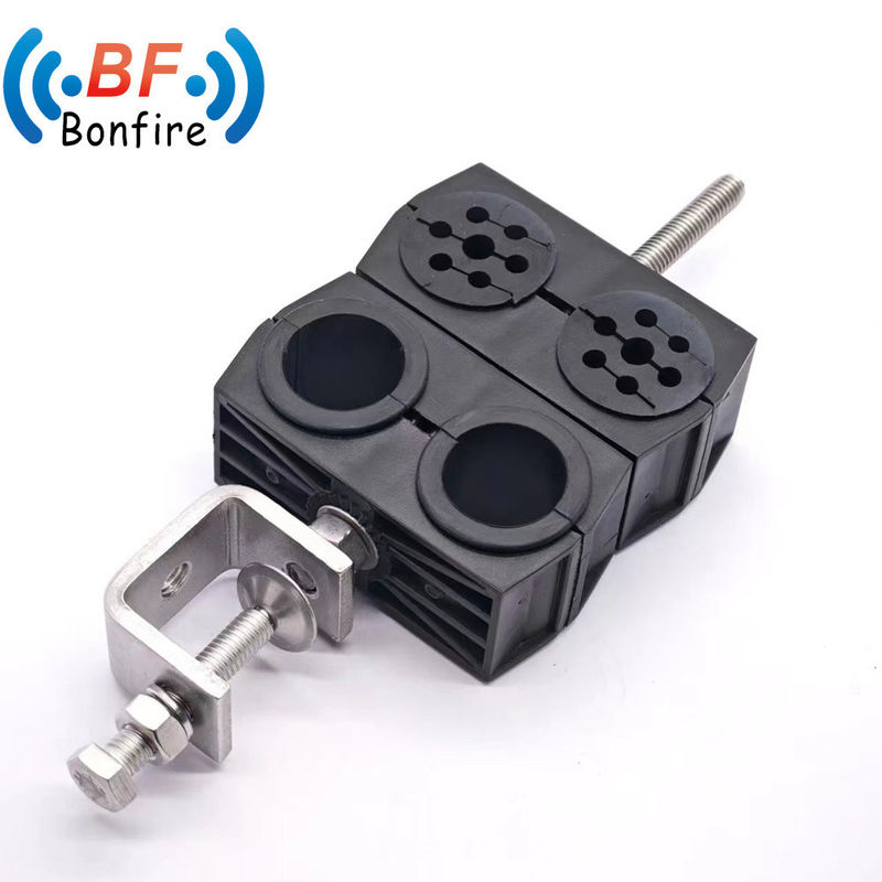 15.00cm * 6.00cm * 1.50cm Clampo del cavo coassiale con alimentatore per perdite per una facile gestione del cavo