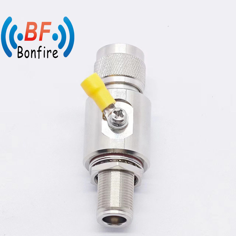 N-F a 4.3-10-F Grigio RF protettore contro le ondate di fulmine N a SMA Rpsma connettore del cavo a doppia spina arrester le ondate 698-3800MHz
