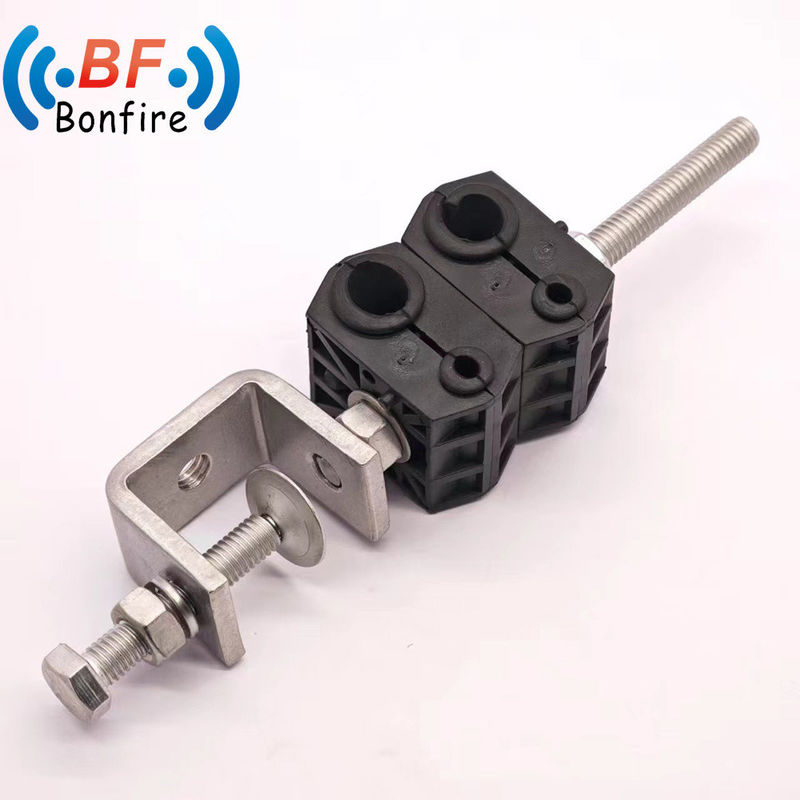 Accoppiatore/clamp per cavi in fibra ottica installato rapidamente per la torre di telecomunicazioni per risparmiare tempo