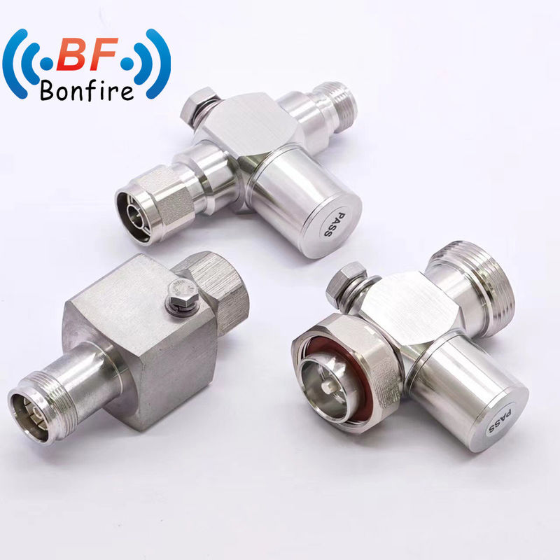 698-3800mhn Maschio Femmina arrester fulmine N Plug to N Femmina paratia Coaxial Protector di fulmine 6g Gas Tube Discharge Arrestor